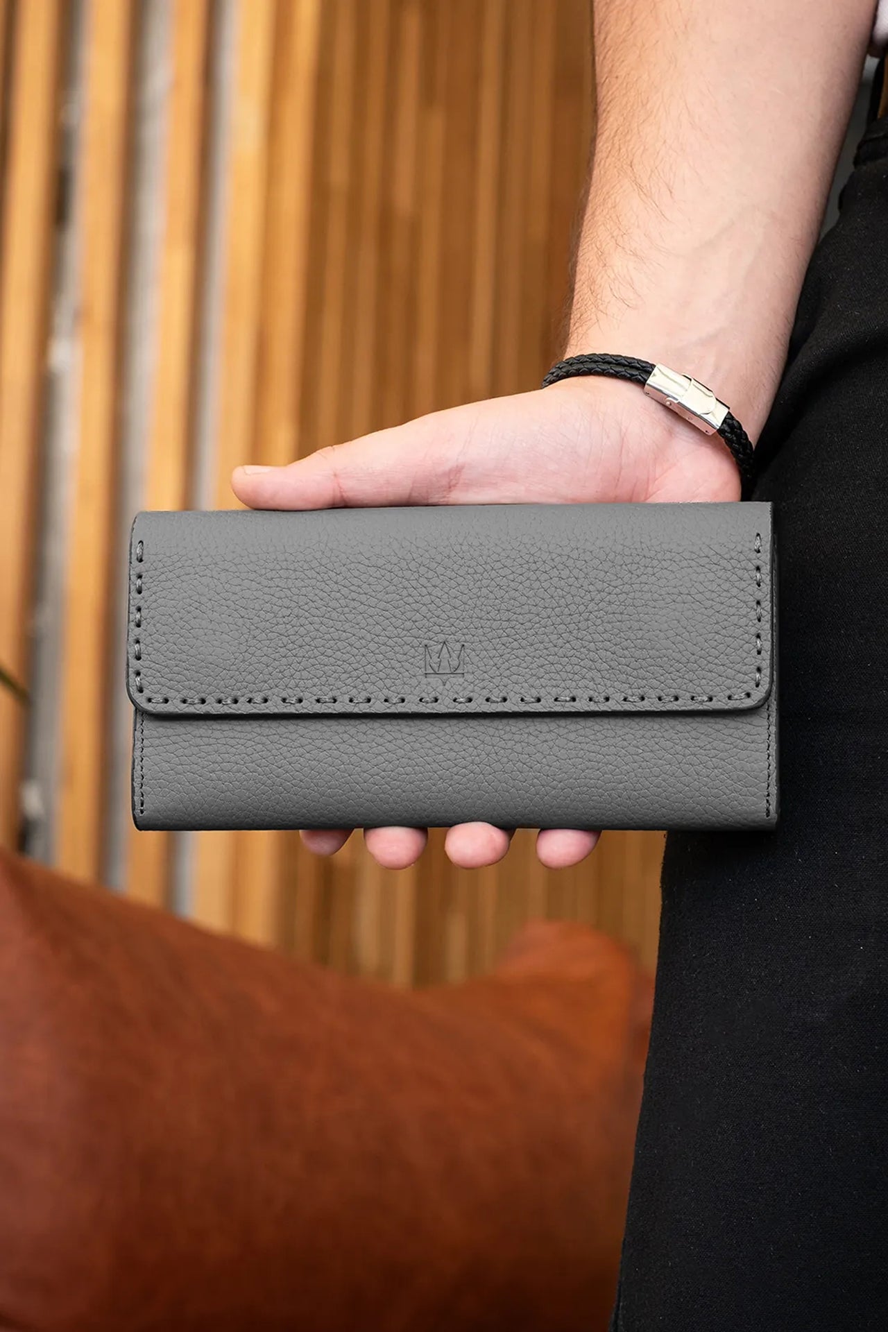 Santa Hakiki Deri Portföy Cüzdan