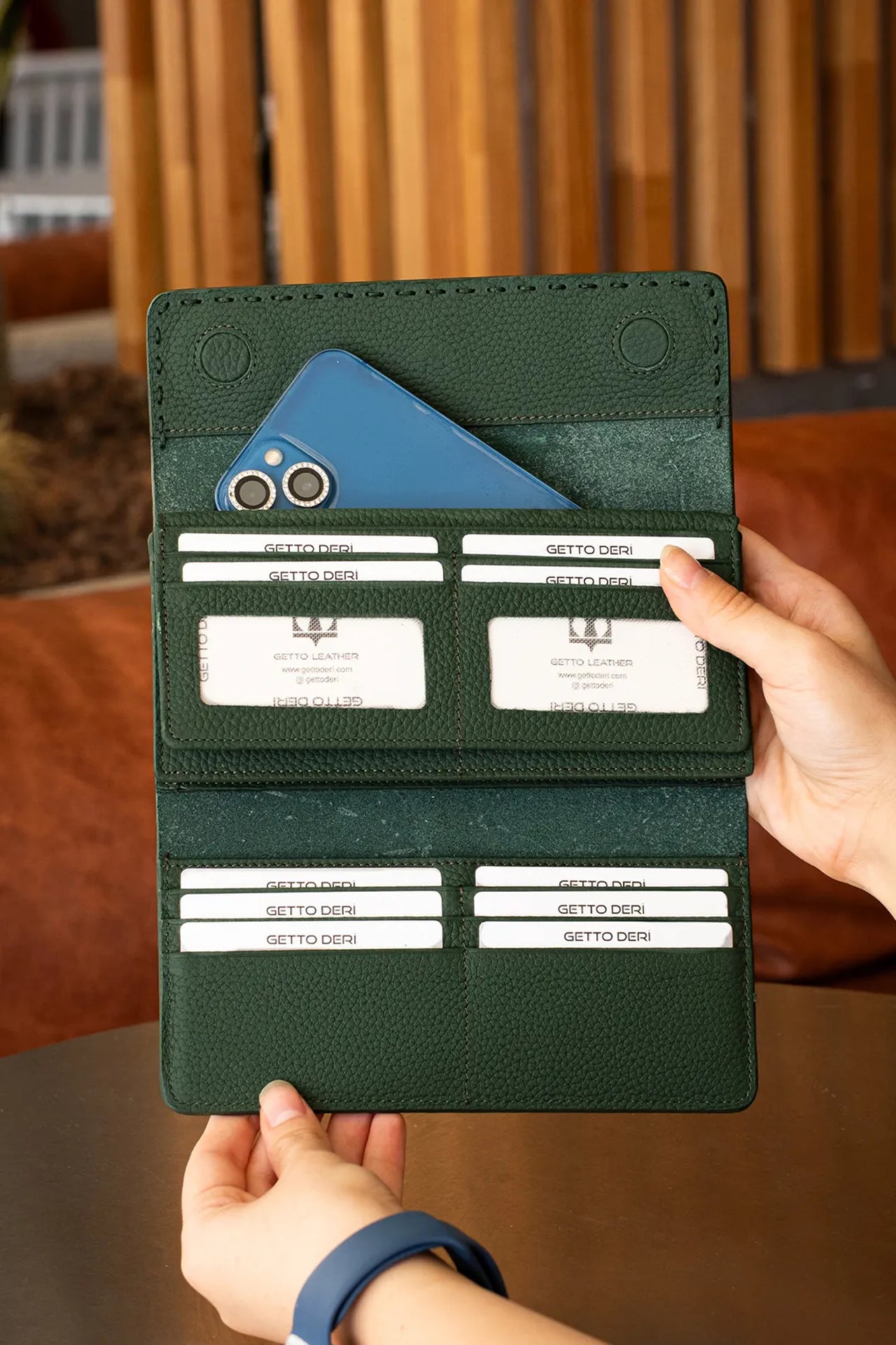 Santa Hakiki Deri Portföy Cüzdan