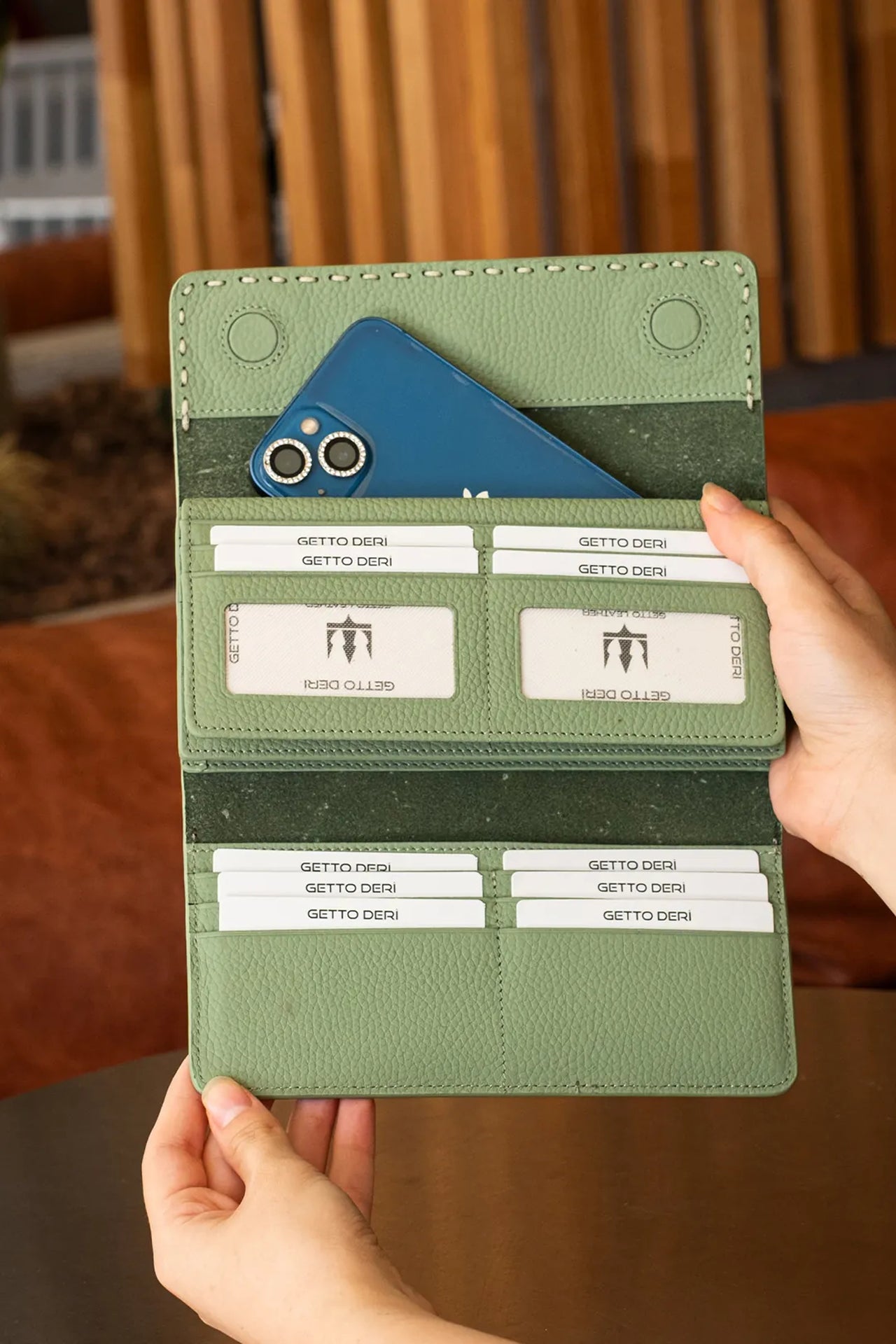 Santa Hakiki Deri Portföy Cüzdan