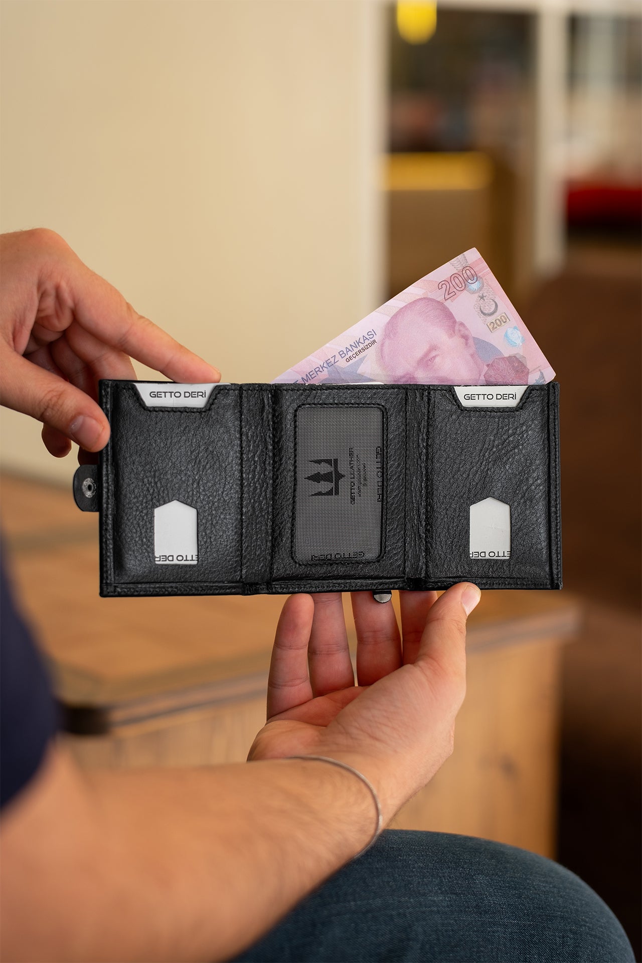 Savana Minimal Hakiki Deri Cüzdan