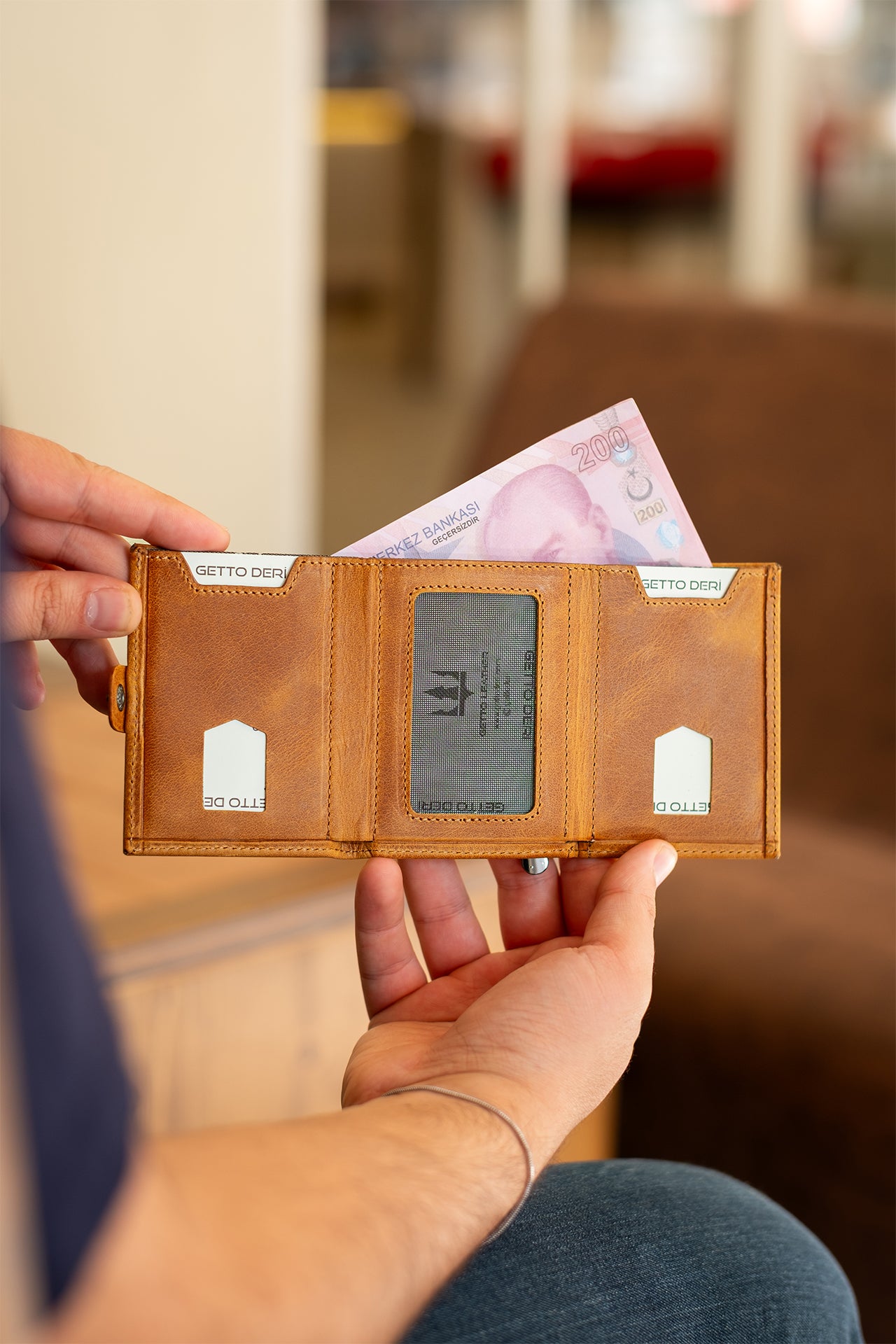 Savana Minimal Hakiki Deri Cüzdan