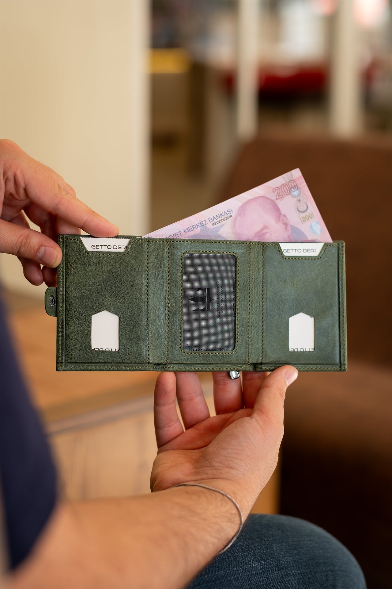 Savana Minimal Hakiki Deri Cüzdan