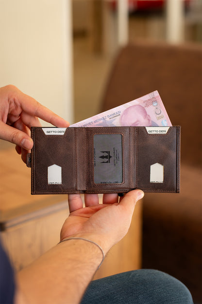Savana Minimal Hakiki Deri Cüzdan