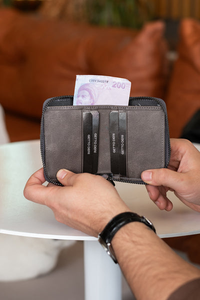 Stark Hakiki Deri Minimal Cüzdan