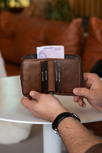 Stark Hakiki Deri Minimal Cüzdan