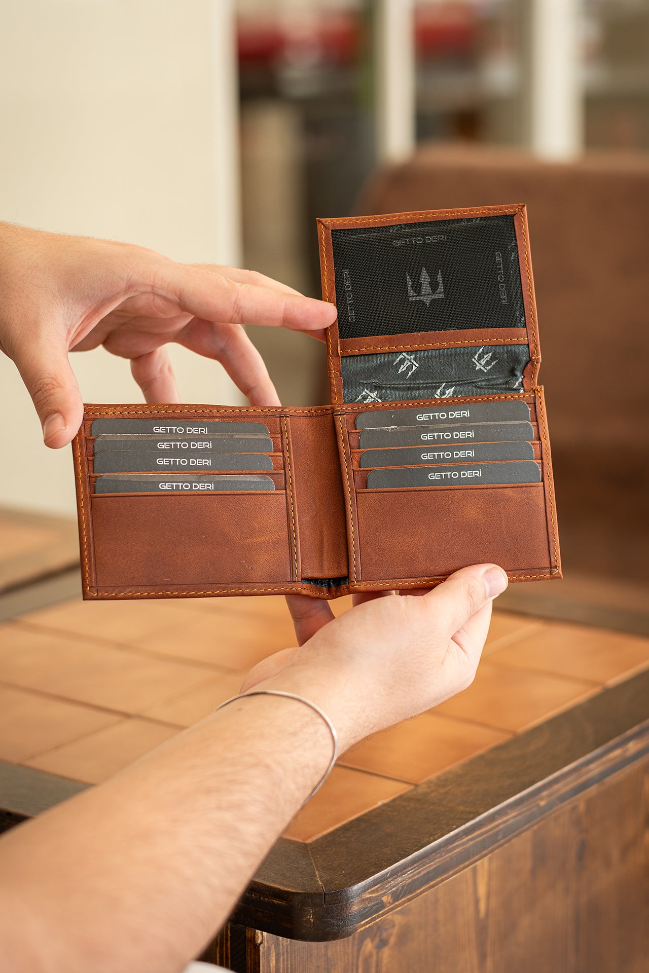 Symbol Hakiki Deri Cüzdan