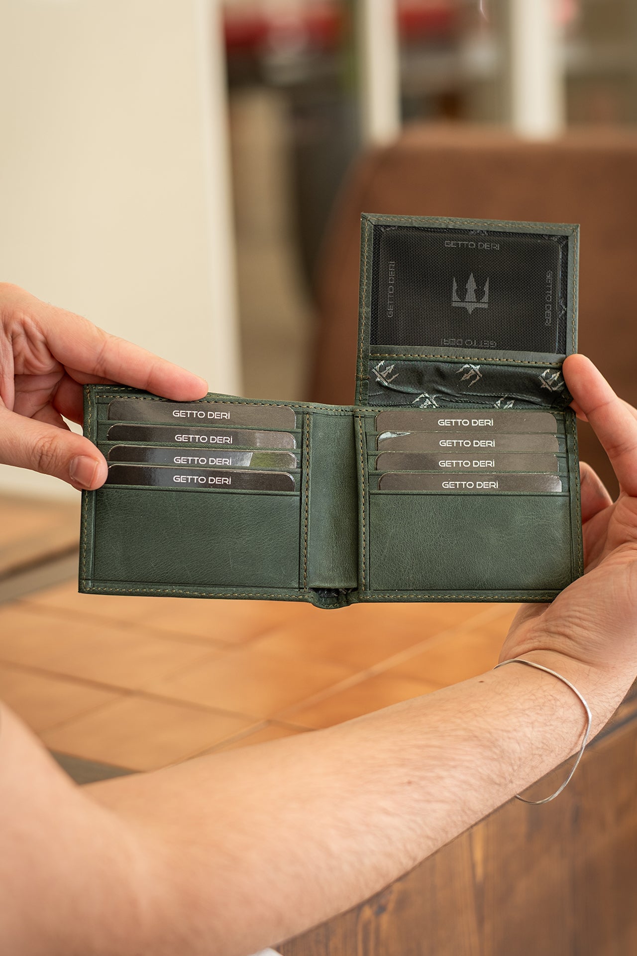 Symbol Hakiki Deri Cüzdan