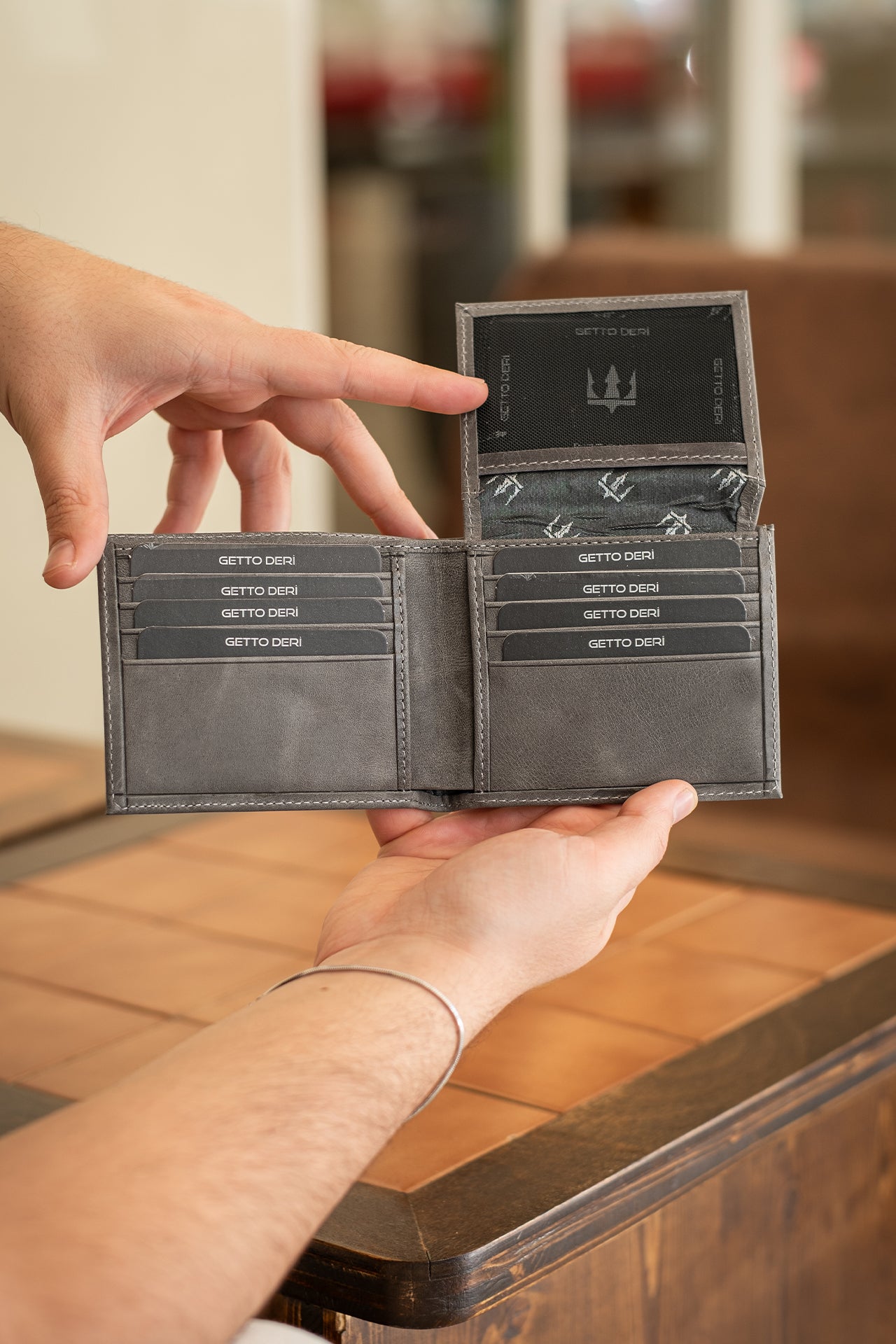 Symbol Hakiki Deri Cüzdan