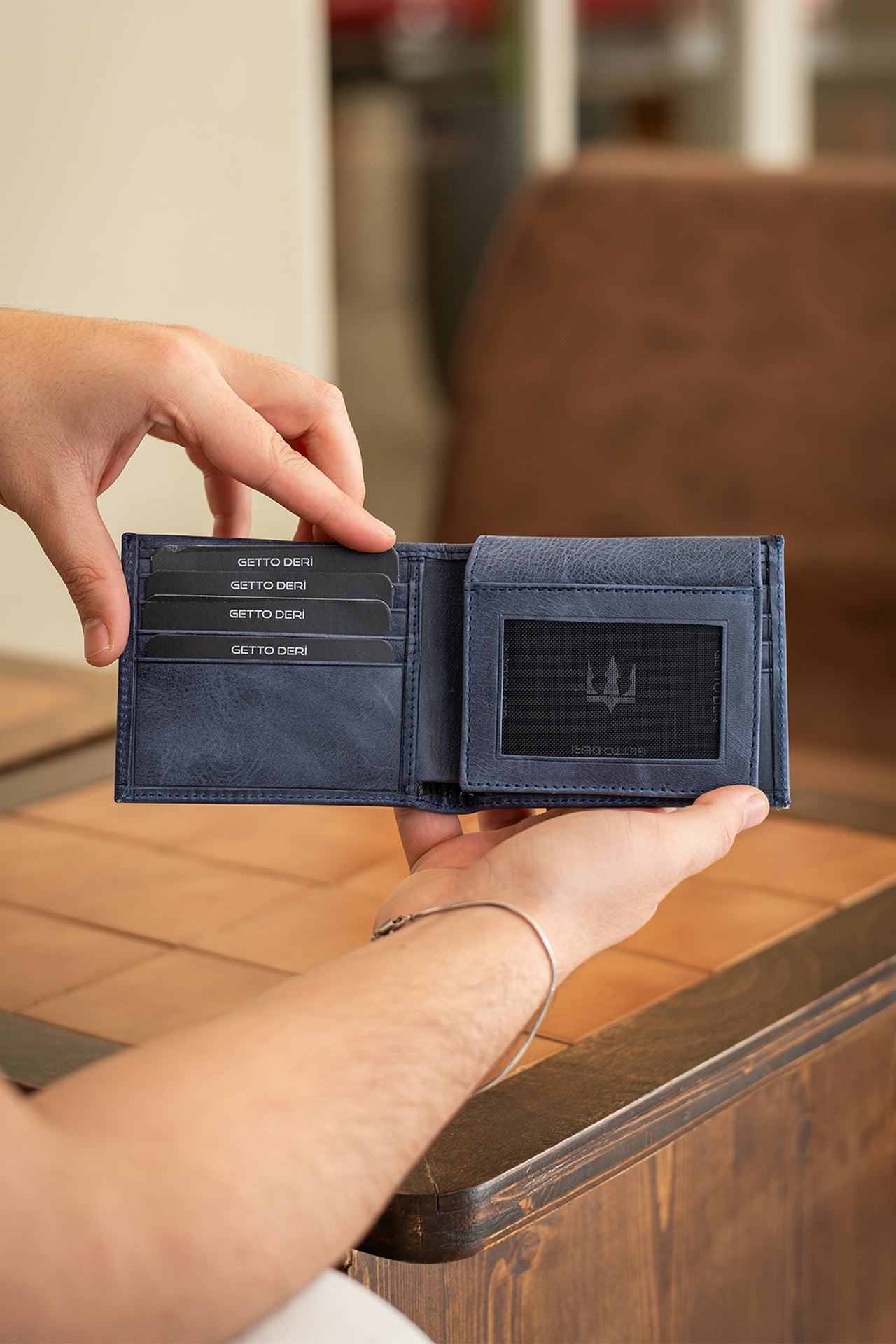 Symbol Hakiki Deri Cüzdan