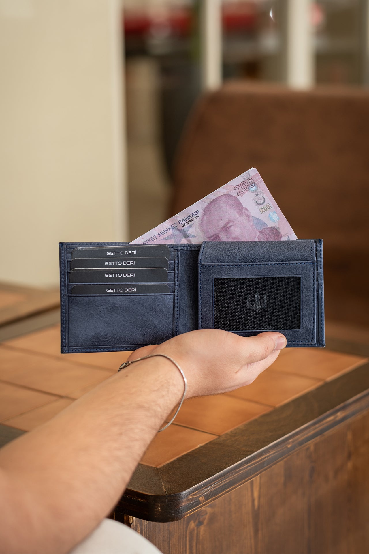 Symbol Hakiki Deri Cüzdan