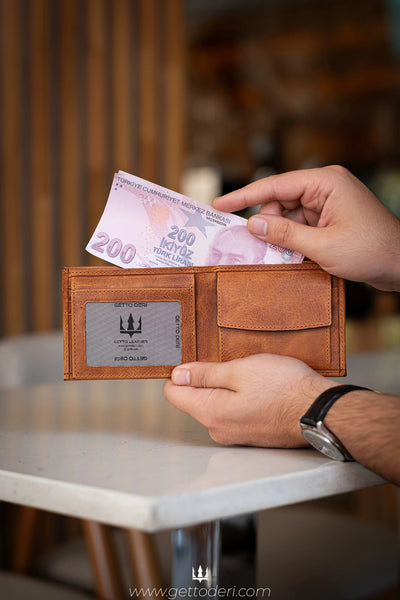 Cio Hakiki Deri Cüzdan