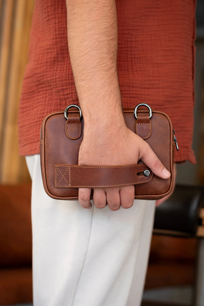 Giesto Hakiki Deri Çanta