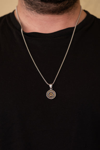 Valknut Çelik Kolye