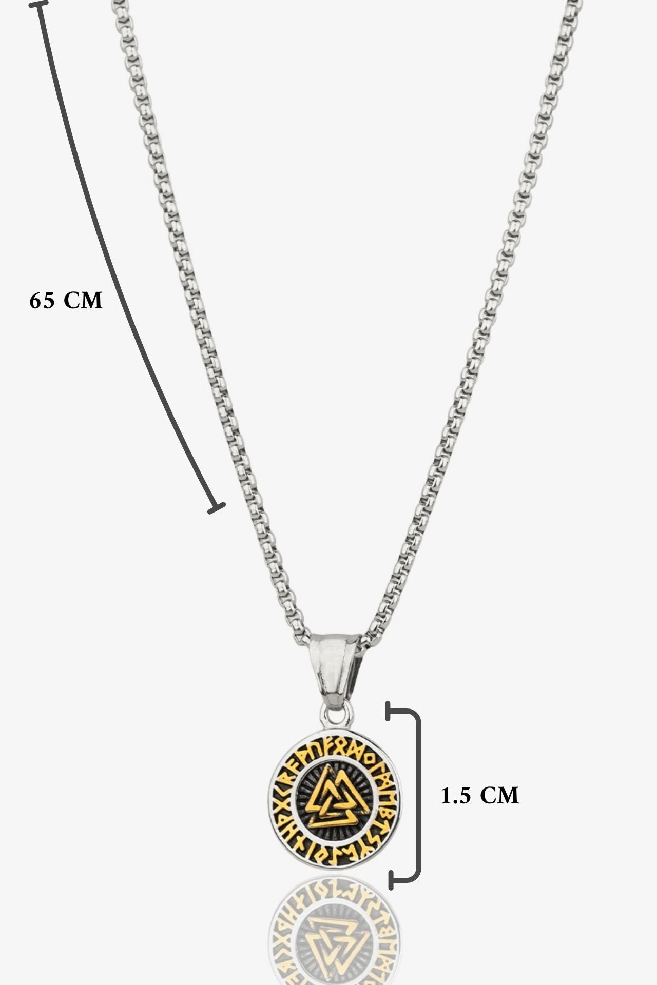 Valknut Çelik Kolye