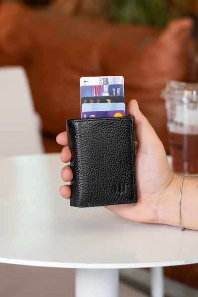 Vibe Mekanizmalı Hakiki Deri Cüzdan