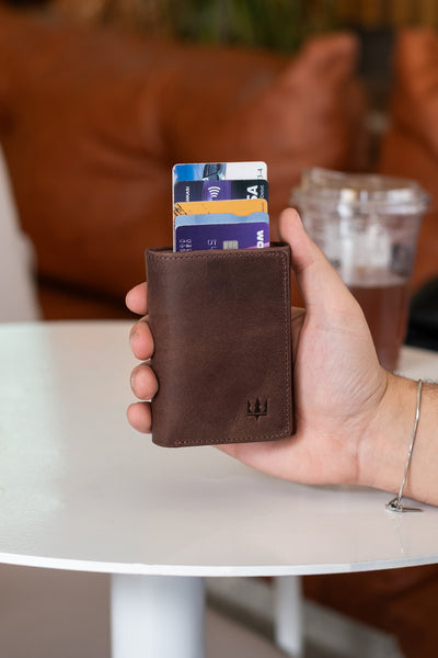 Vibe Mekanizmalı Hakiki Deri Cüzdan