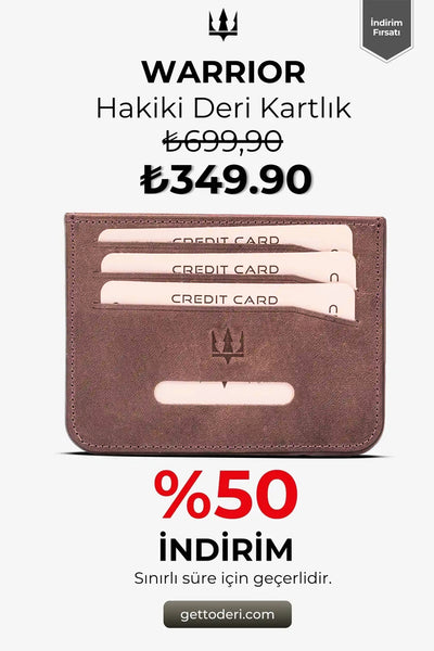 Warrior Hakiki Deri Kartlık