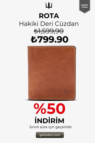 Rota Hakiki Deri Cüzdan