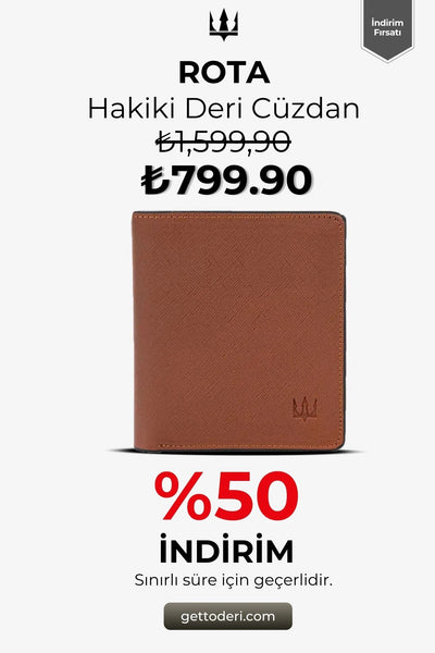 Rota Hakiki Deri Cüzdan