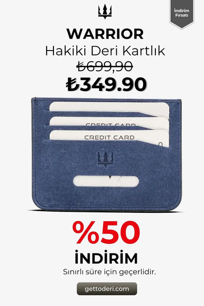 Warrior Hakiki Deri Kartlık