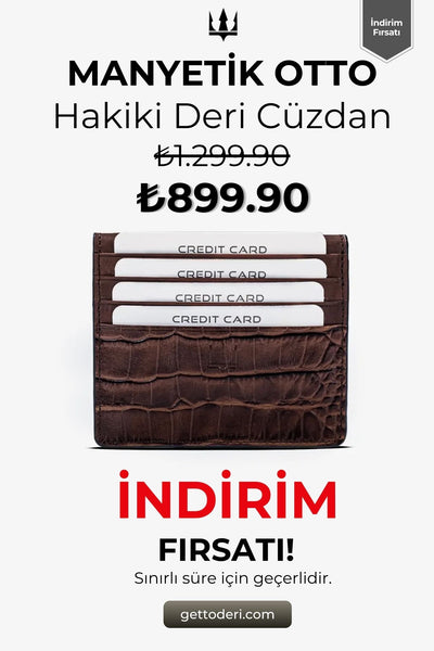 Kahverengi hakiki deri manyetik kartlık, kredi kartları için