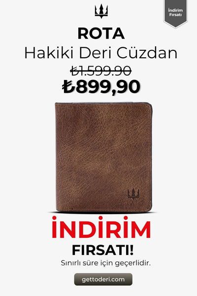 Rota Hakiki Deri Cüzdan