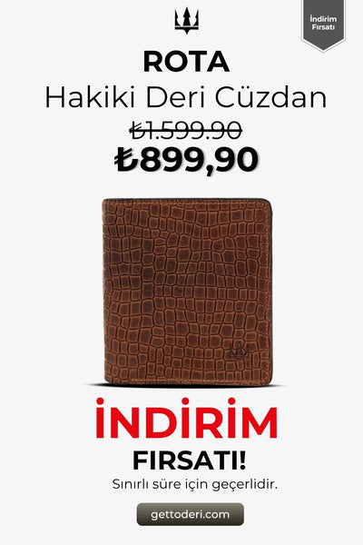 Rota Hakiki Deri Cüzdan