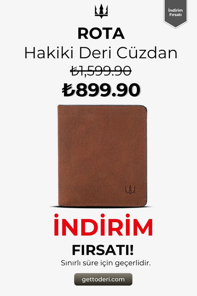 Kahverengi hakiki deri cüzdan, erkekler için stil ve fonksiyon
