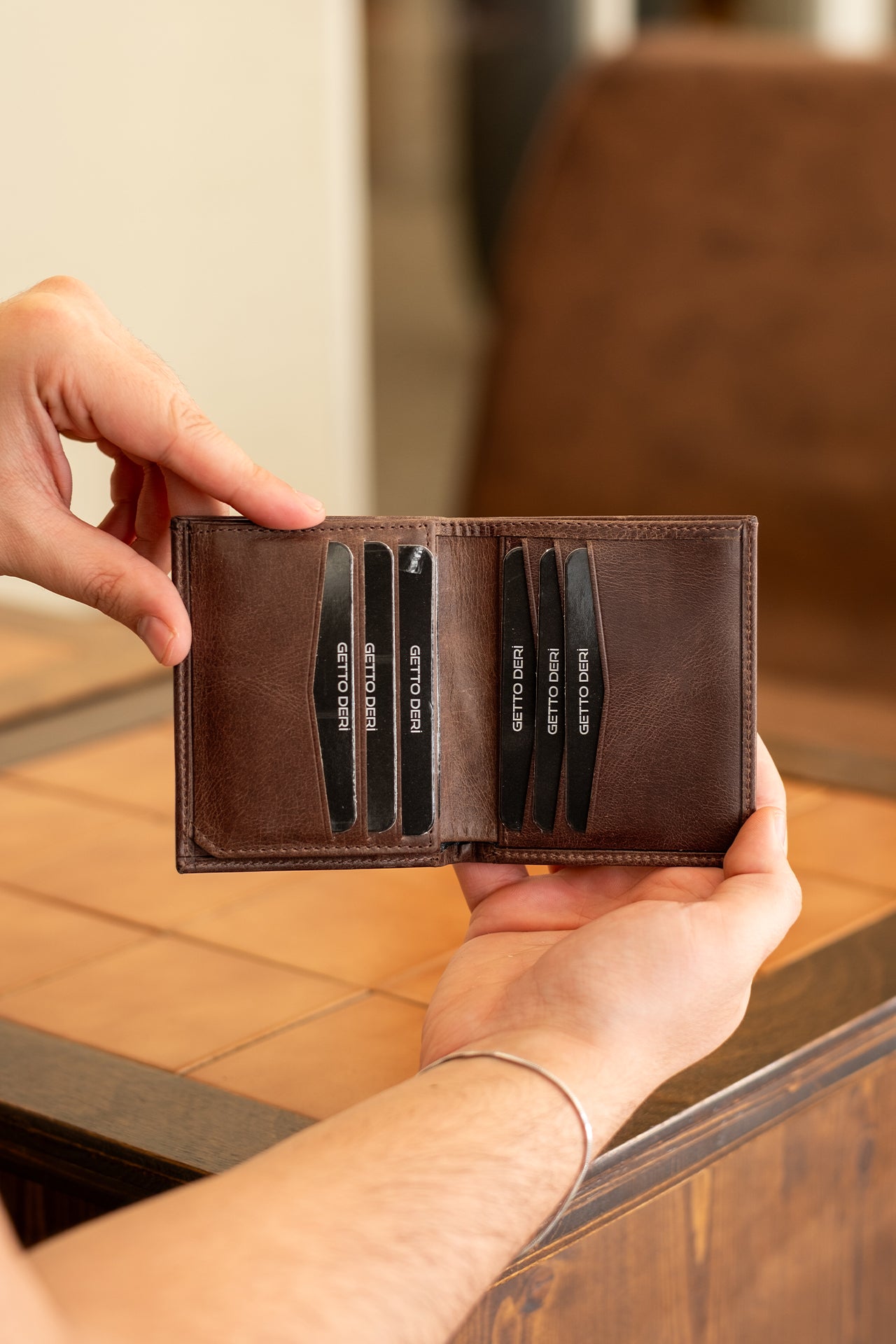 Zeus Minimal Hakiki Deri Cüzdan