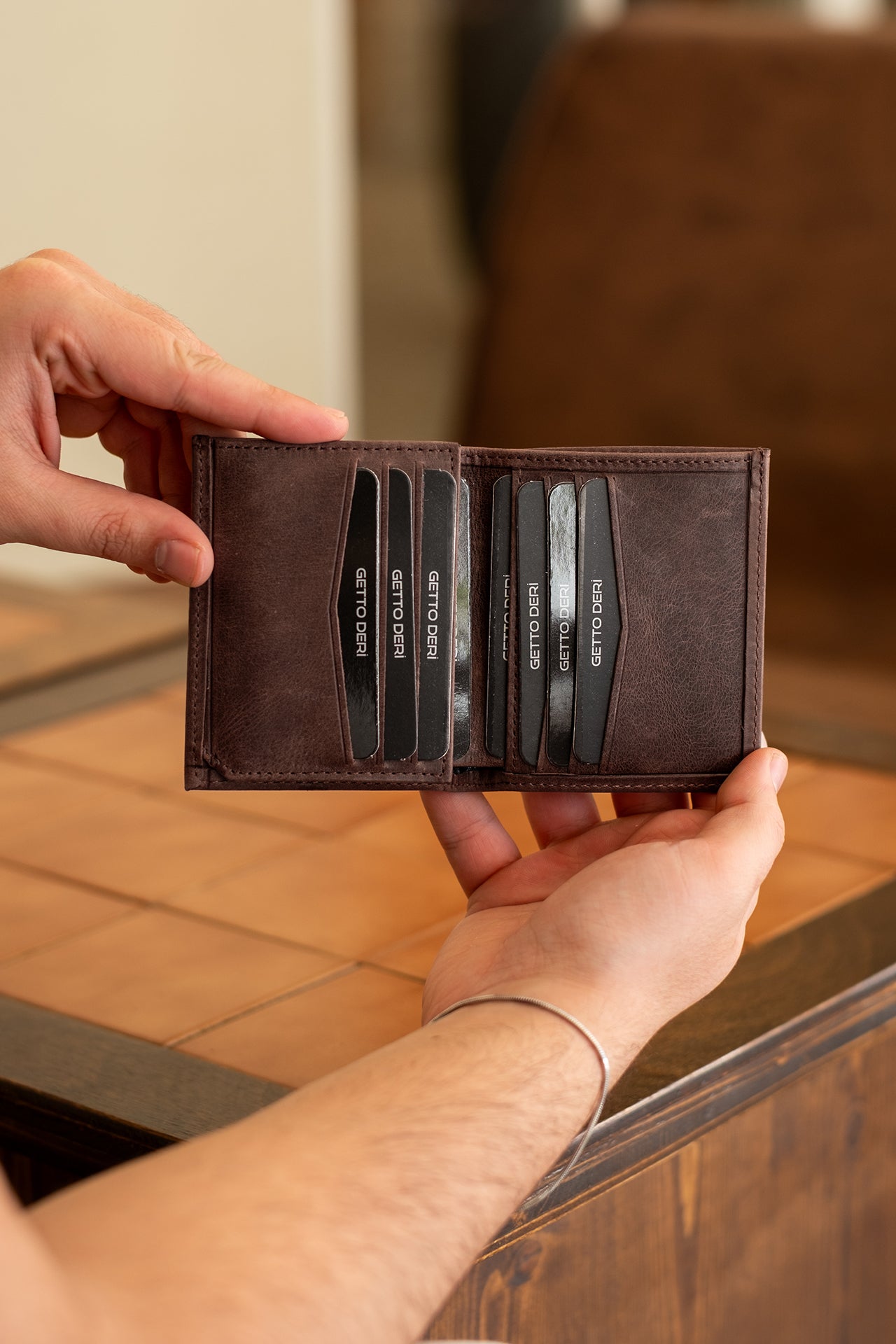 Zeus Minimal Hakiki Deri Cüzdan