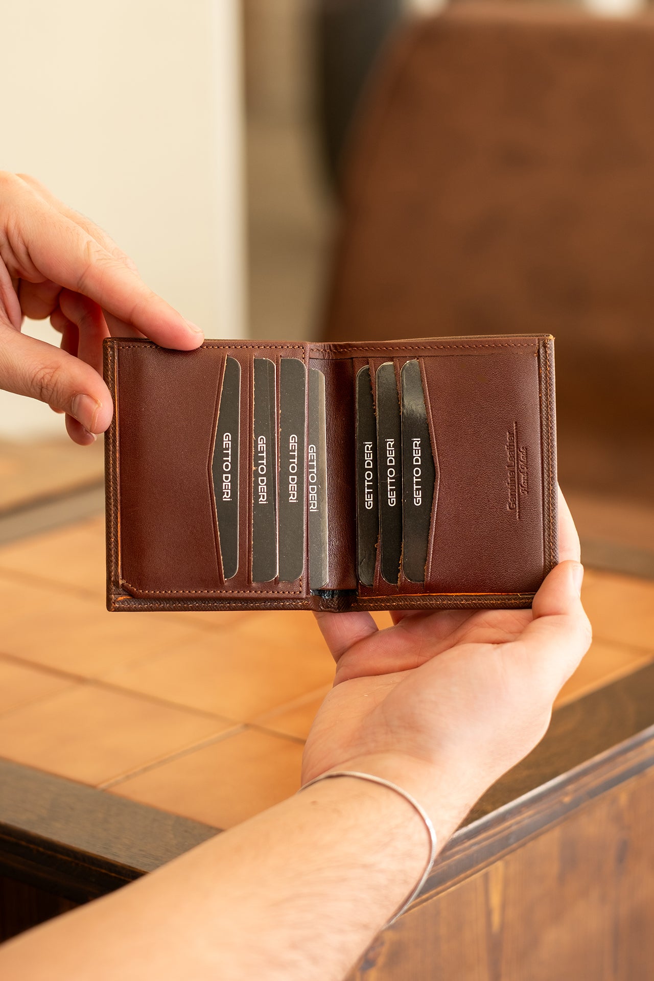 Zeus Minimal Hakiki Deri Cüzdan